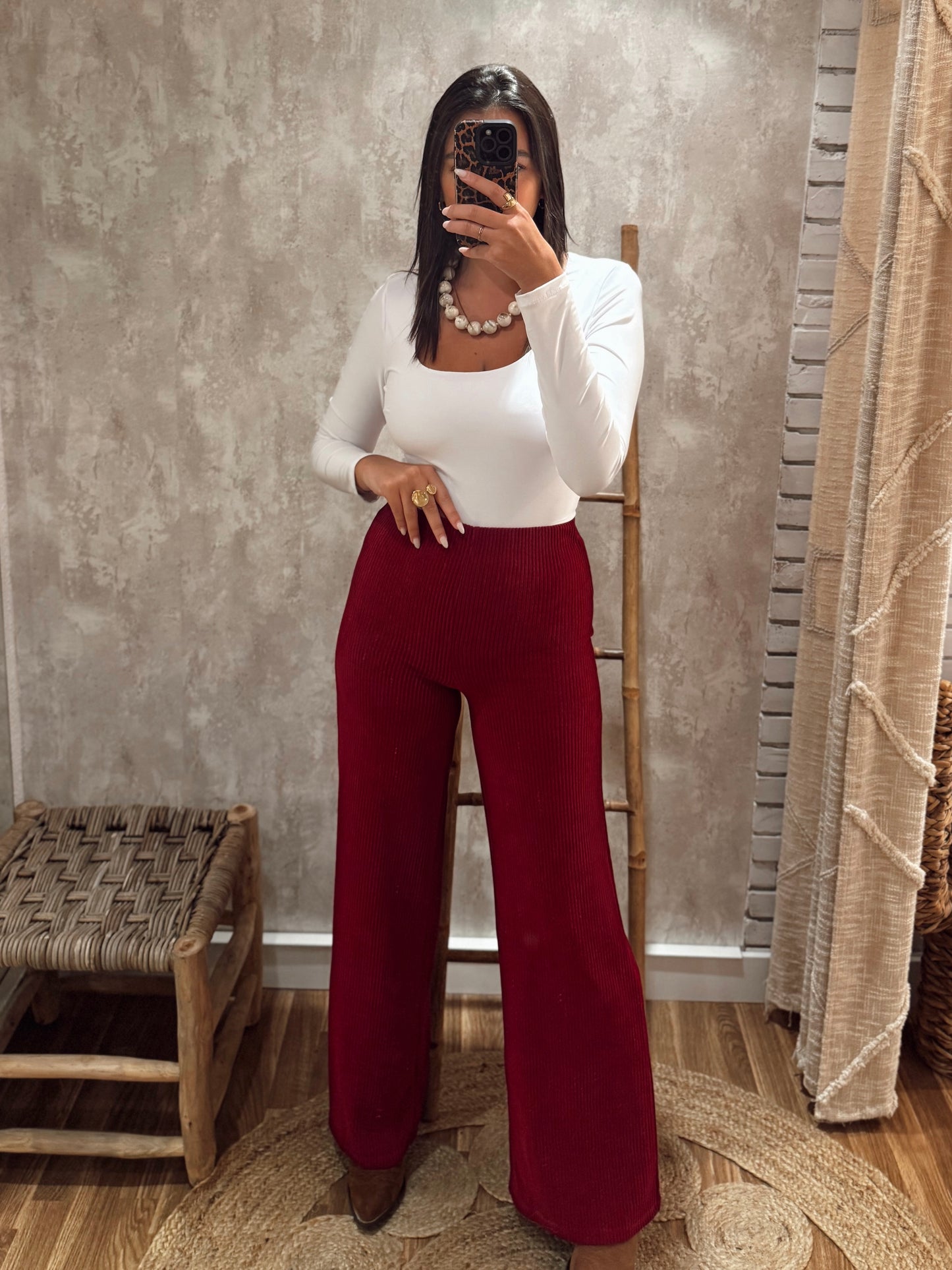 Pantalones de pana aterciopelada