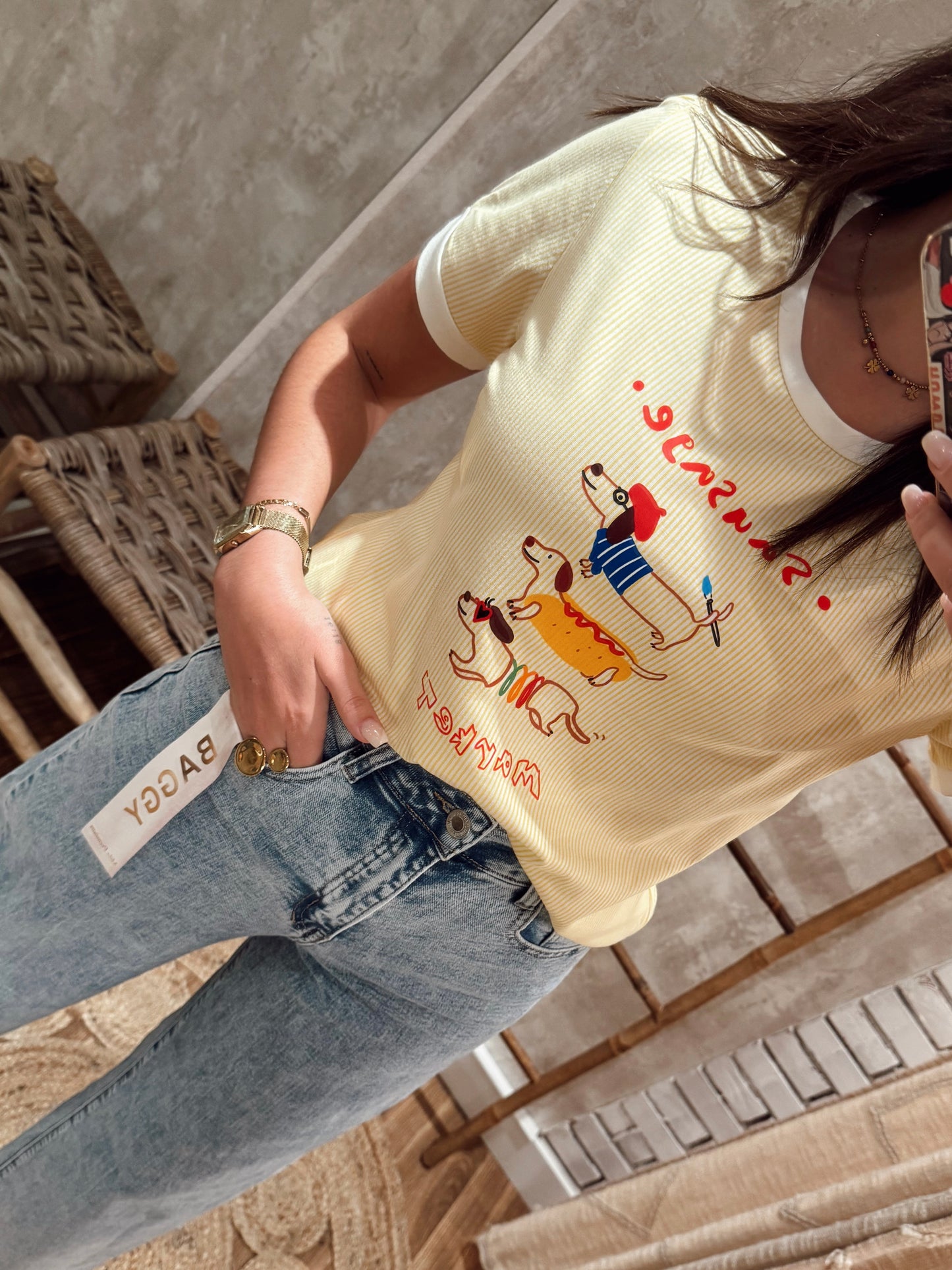 Camiseta con estampado