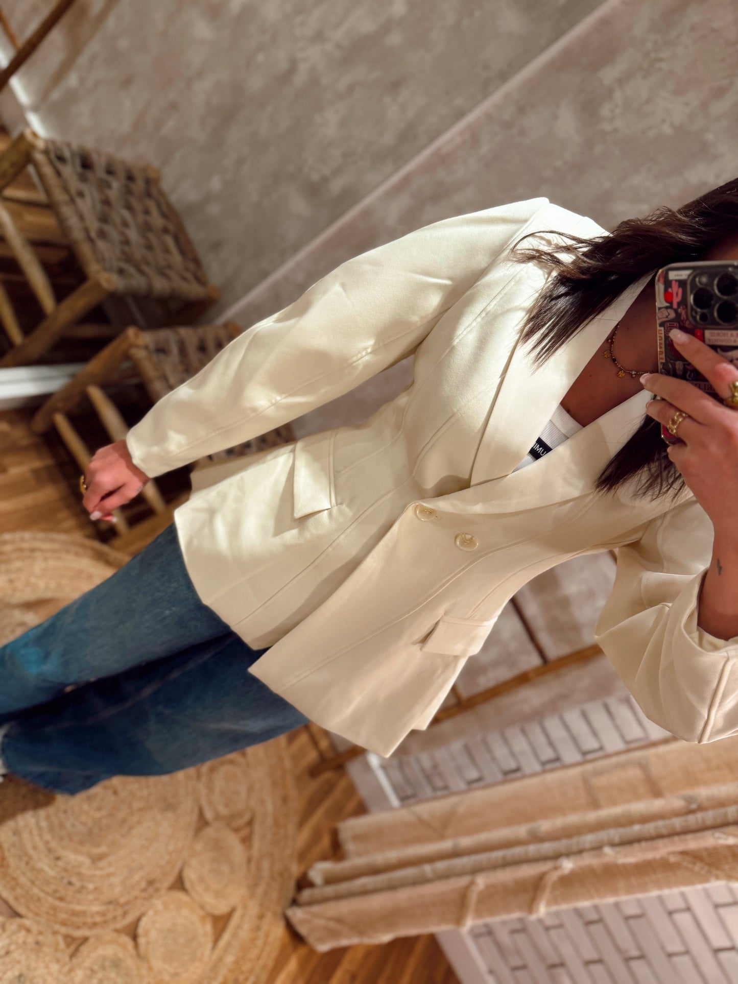 Blazer Mochy amarillo claro