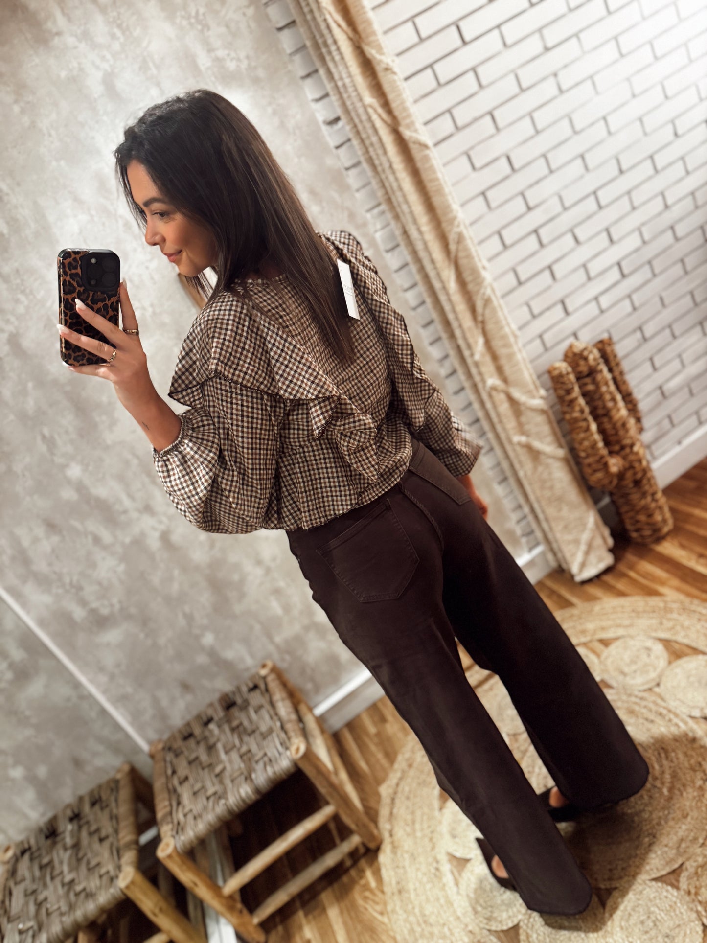 Blusa c/ folhos
