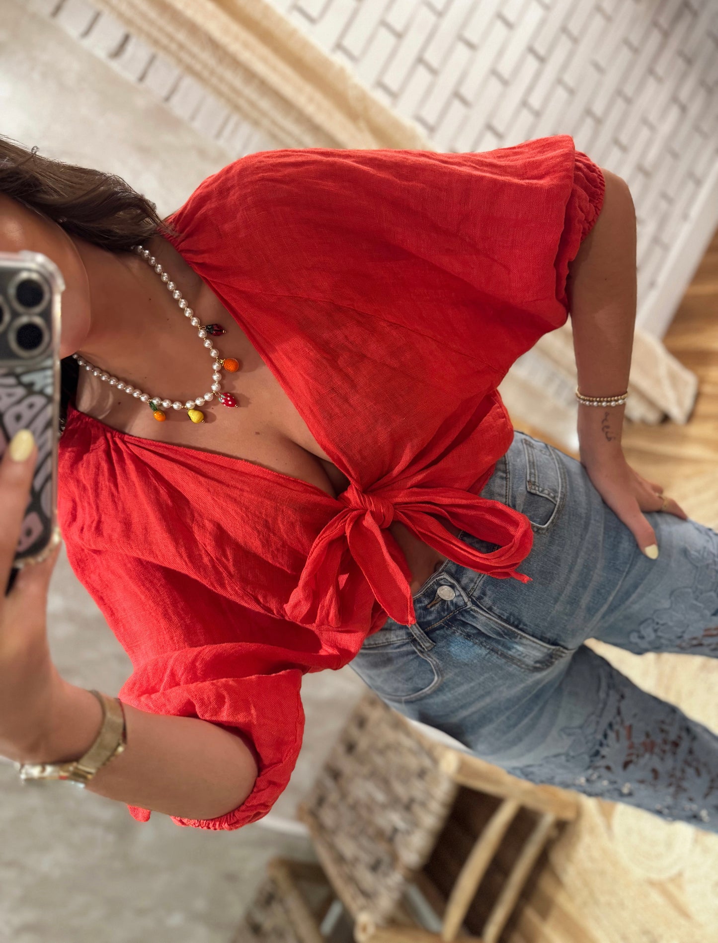 Blusa em Linho