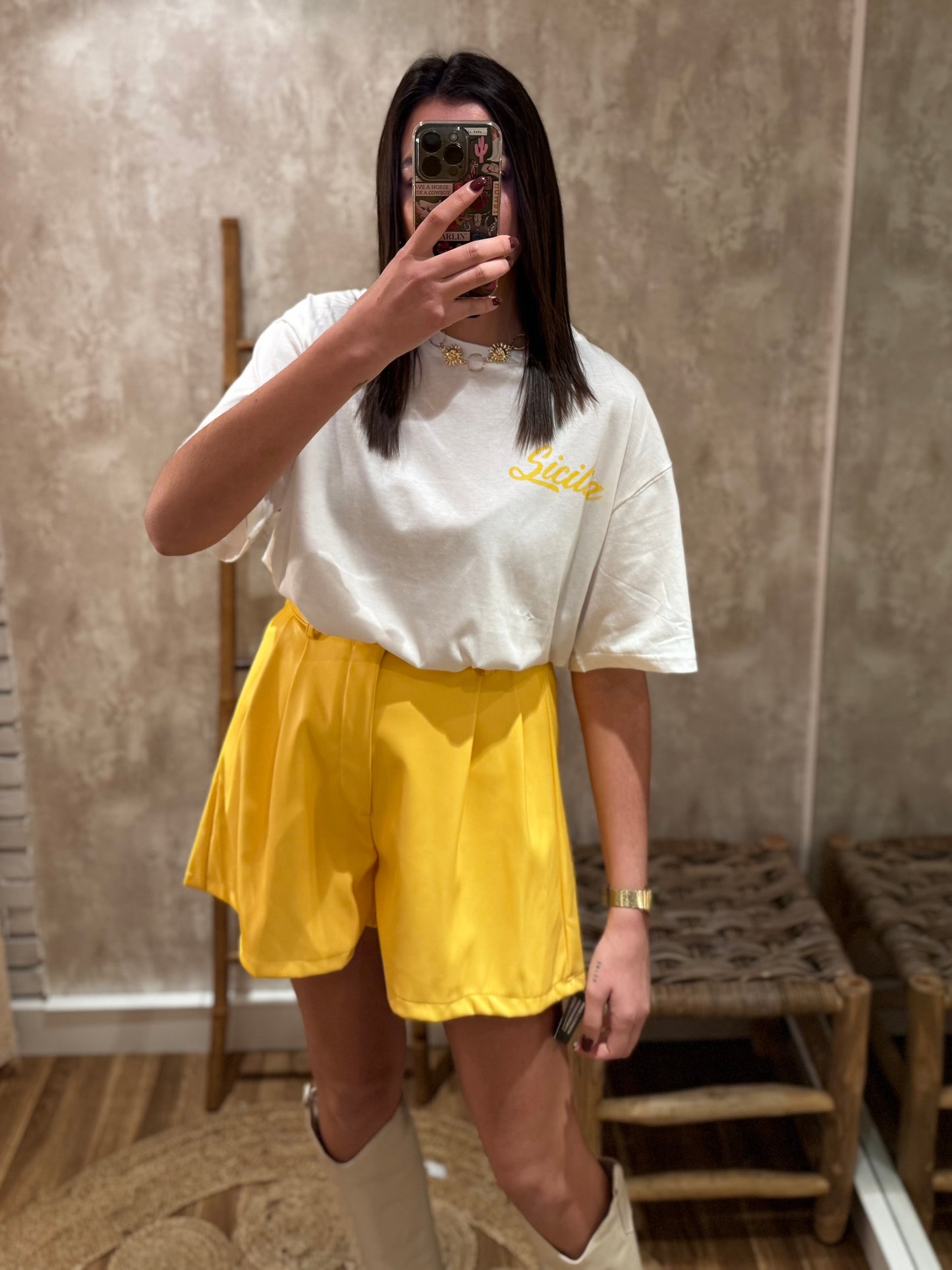 T-shirt c/estampa