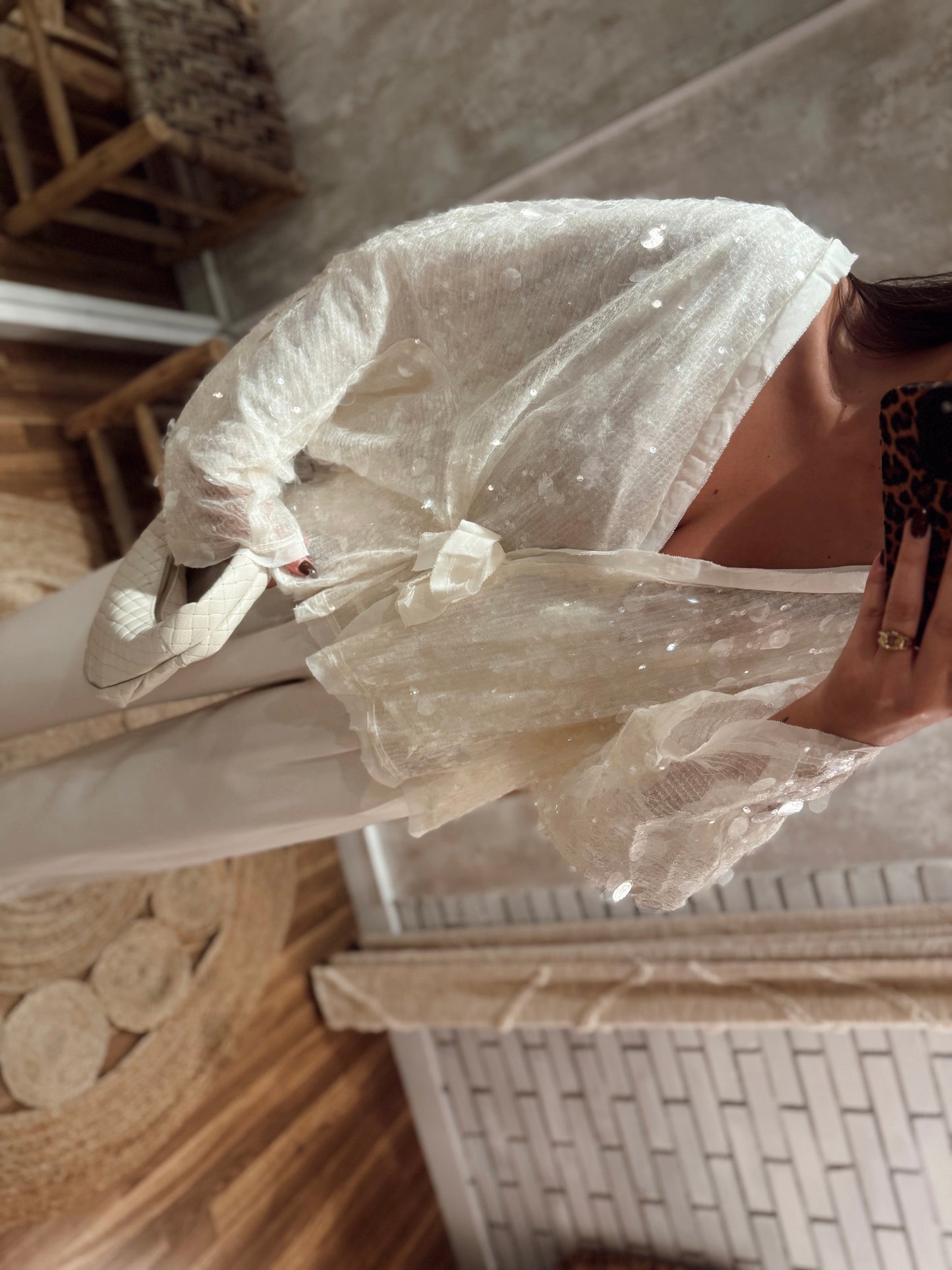 Kimono c/ lantejoulas- Mochy