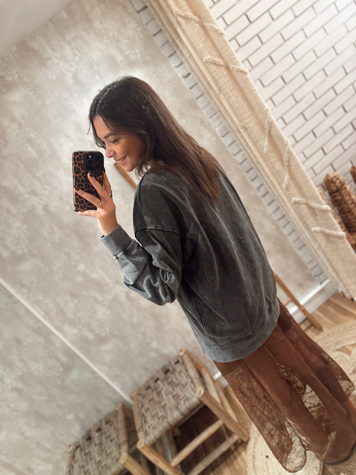Sweatshirt estilo Cowgirl