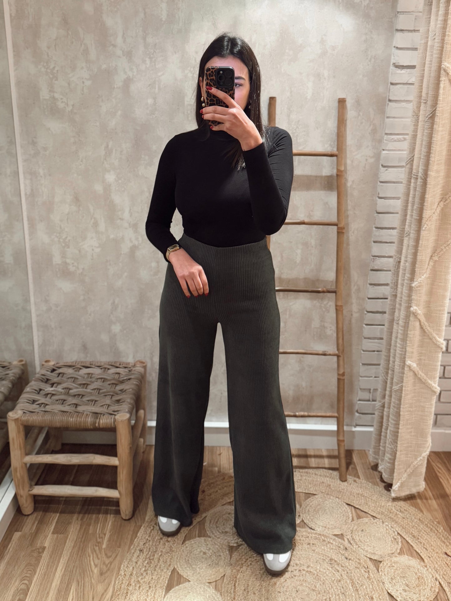 Pantalones de pana aterciopelada