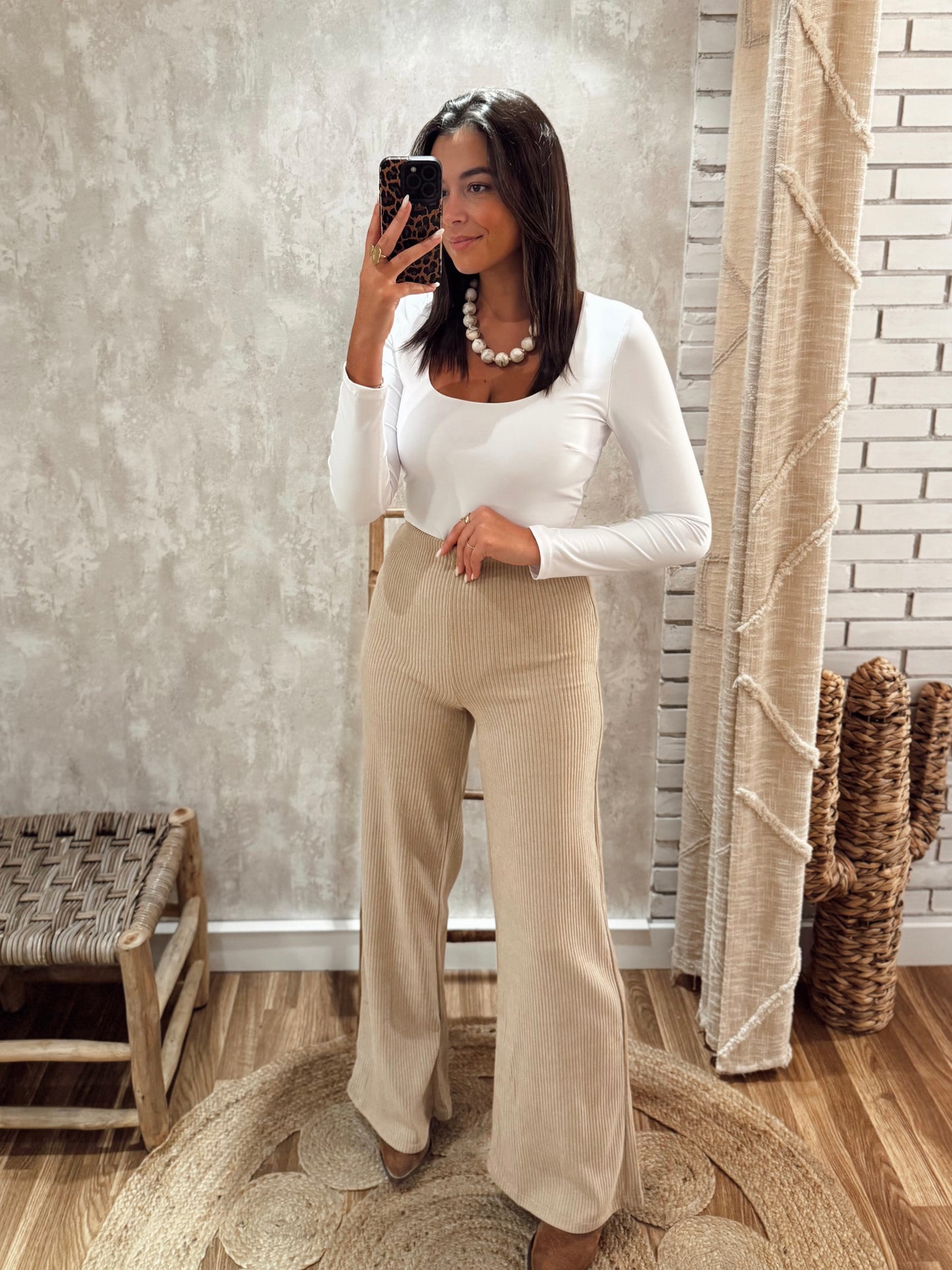 Pantalones de pana aterciopelada