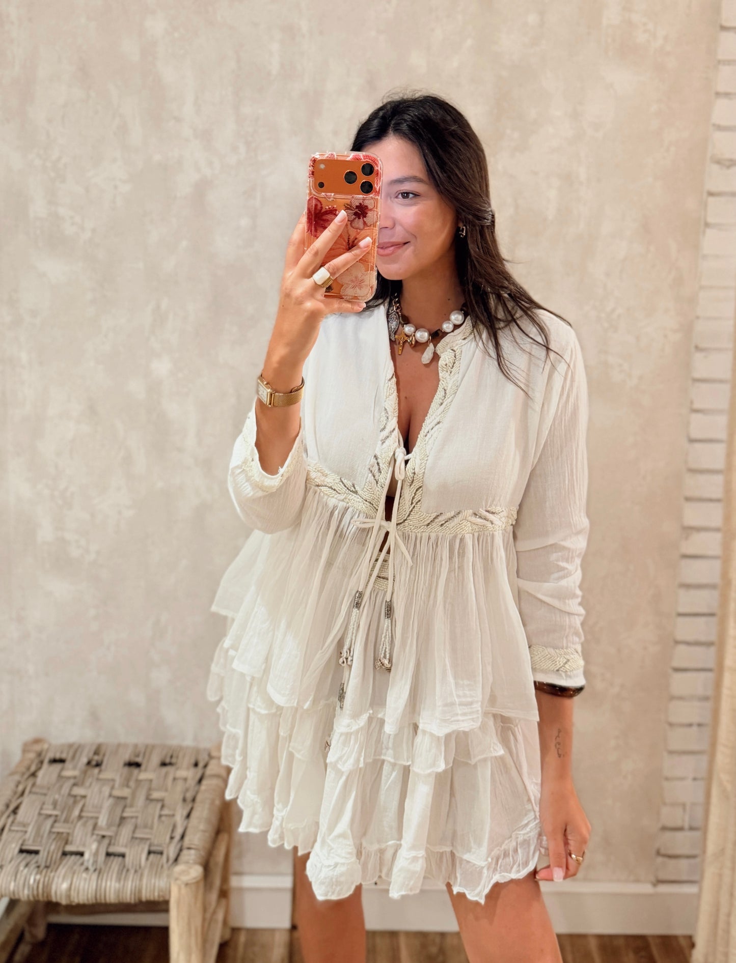 Conjunto Casaco & Saia Boho Chic