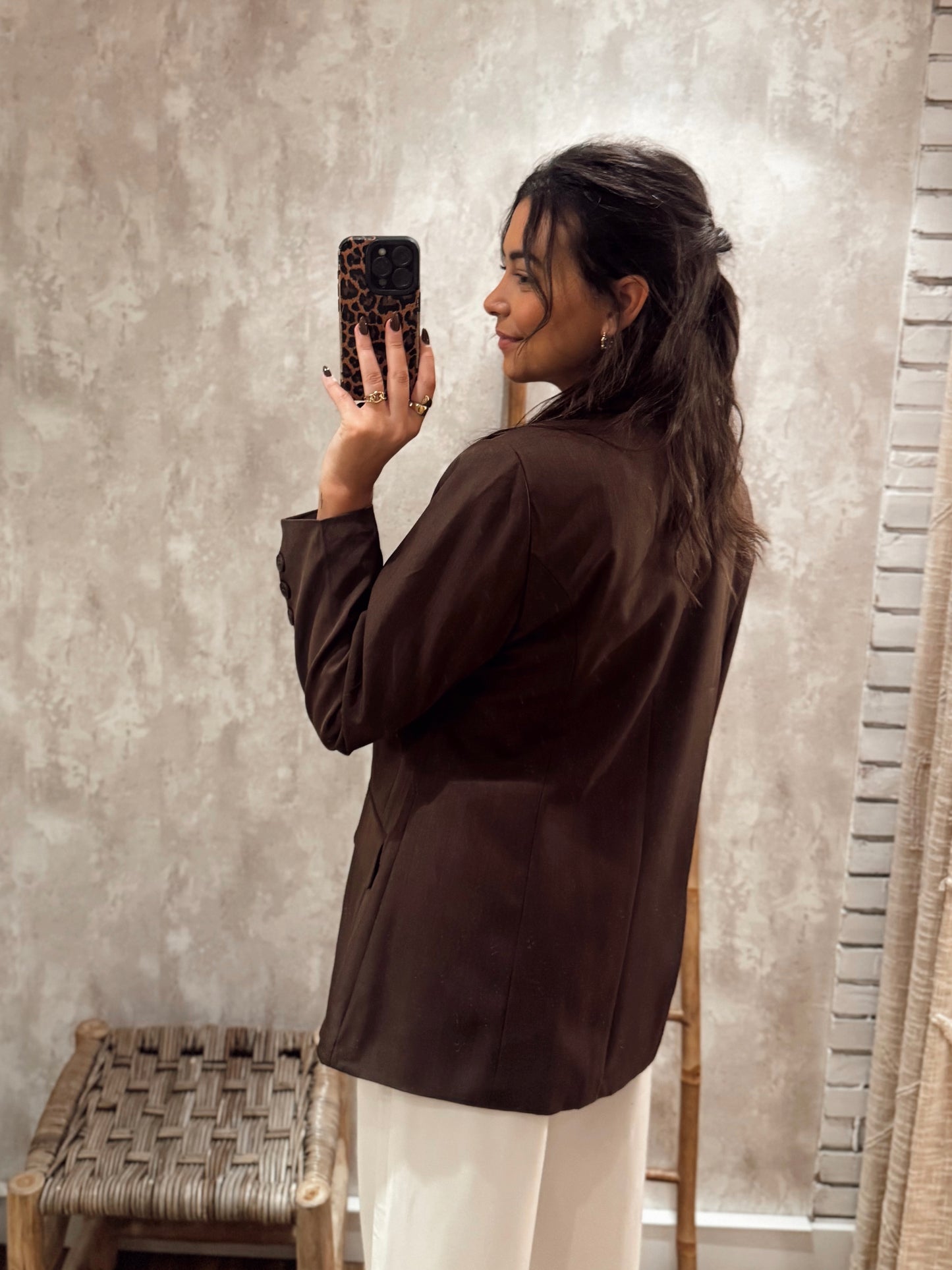 Blazer castanho