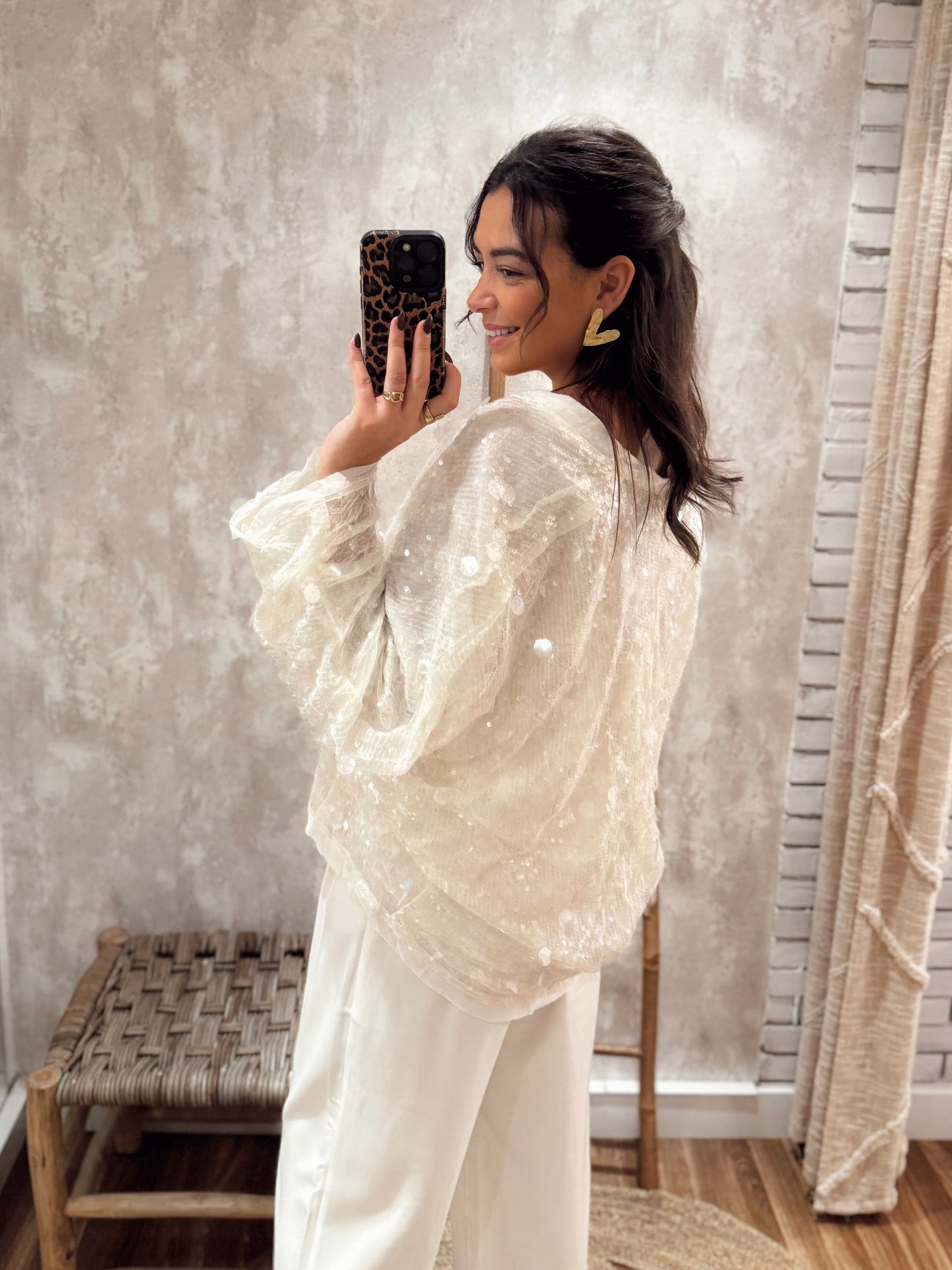 Kimono c/ lantejoulas- Mochy