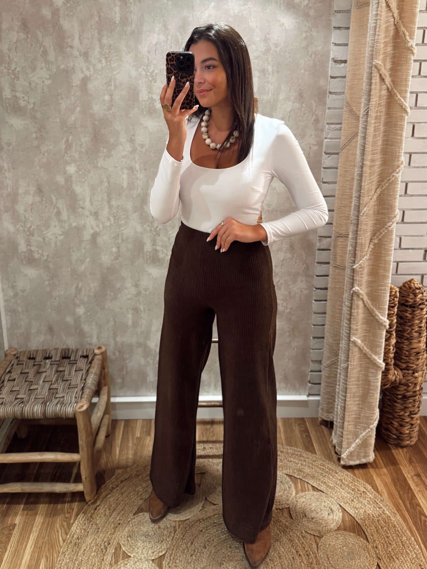 Pantalones de pana aterciopelada