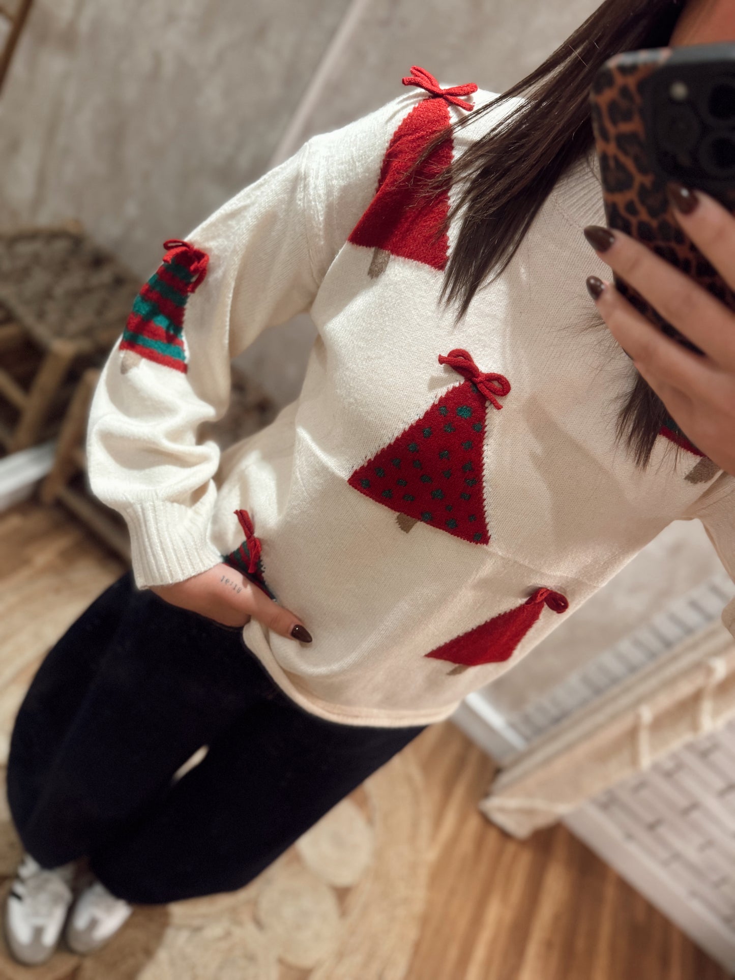 Camisola malha natalícia