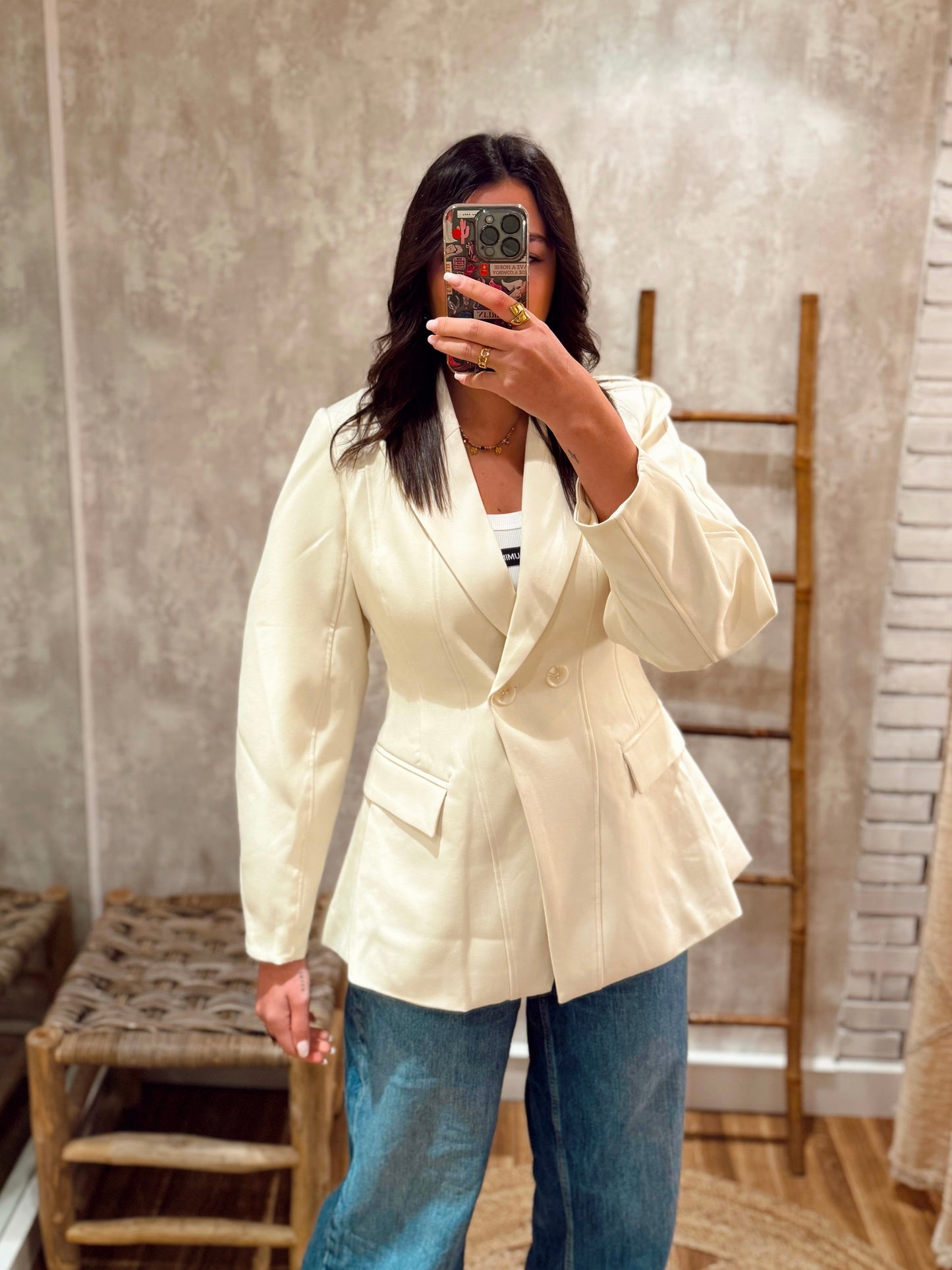 Blazer Mochy amarillo claro