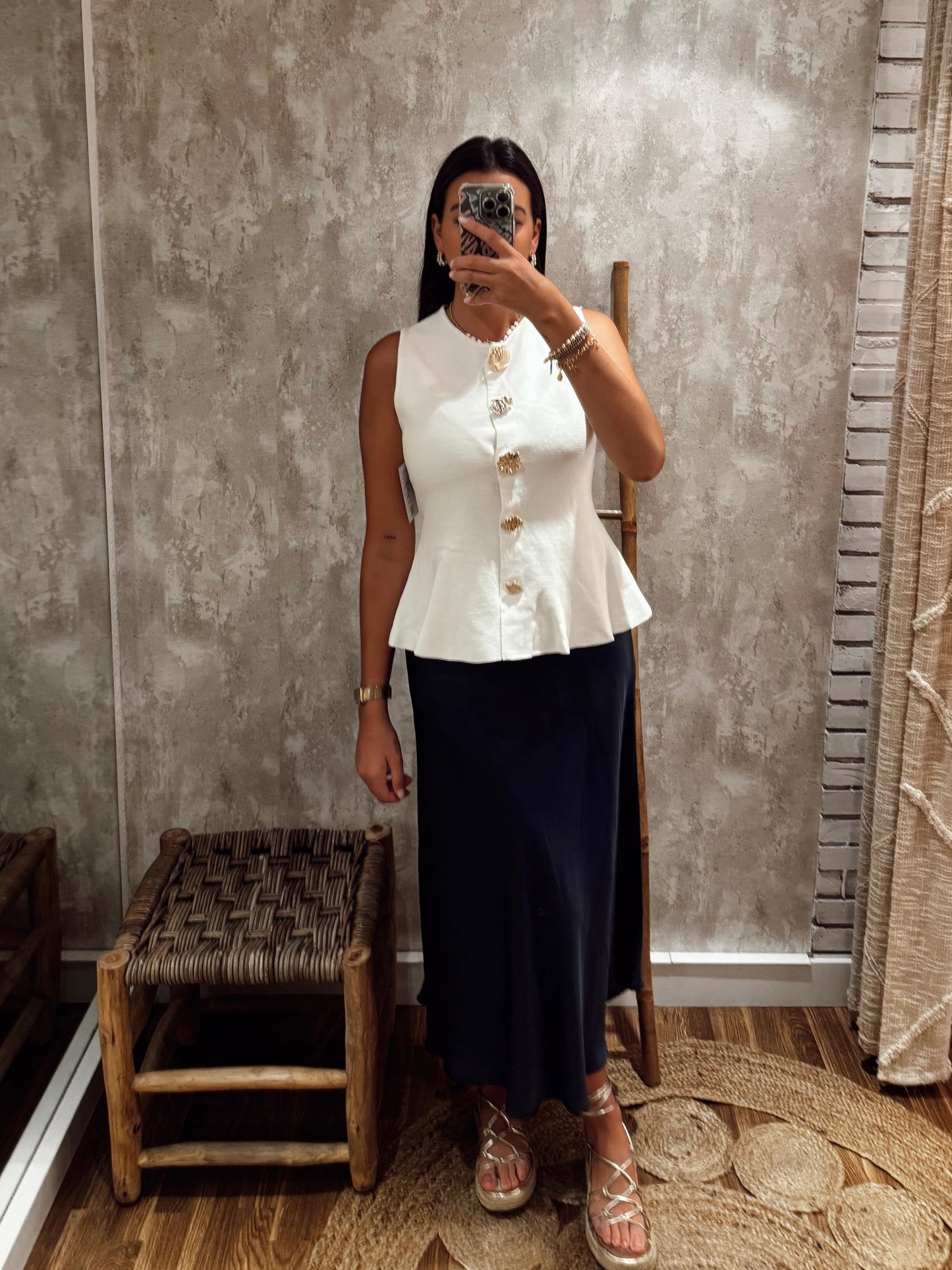 Saia Midi Acetinada