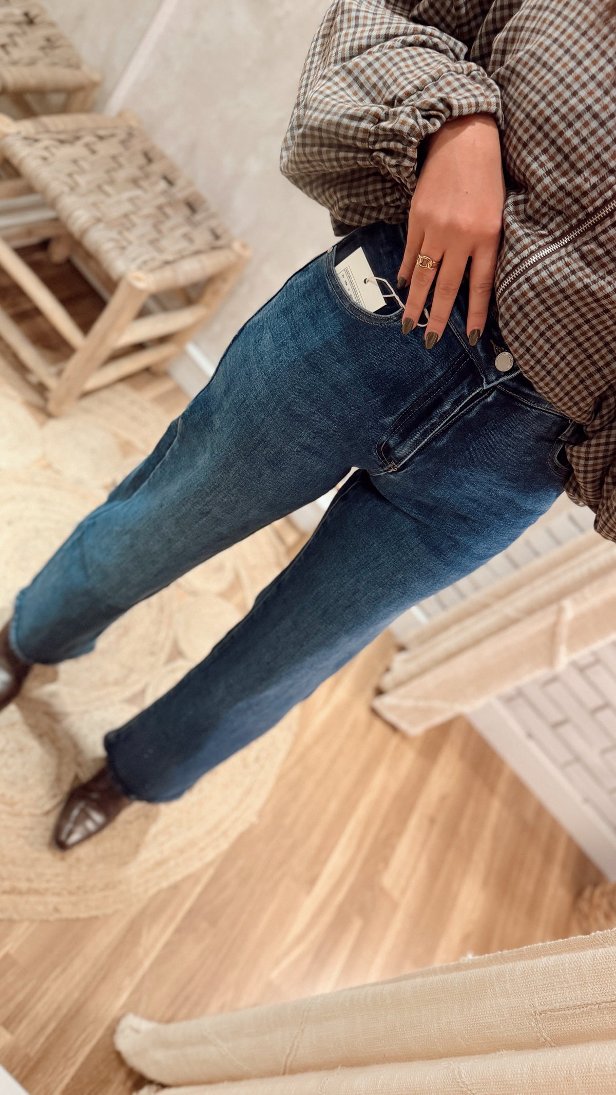 Jeans Straight Leg Modeladores