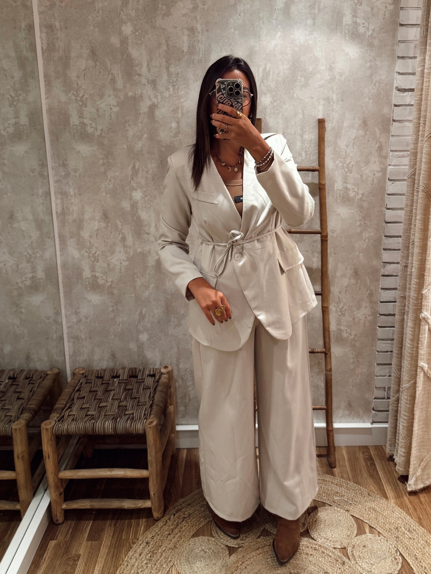 Blazer con cinturón