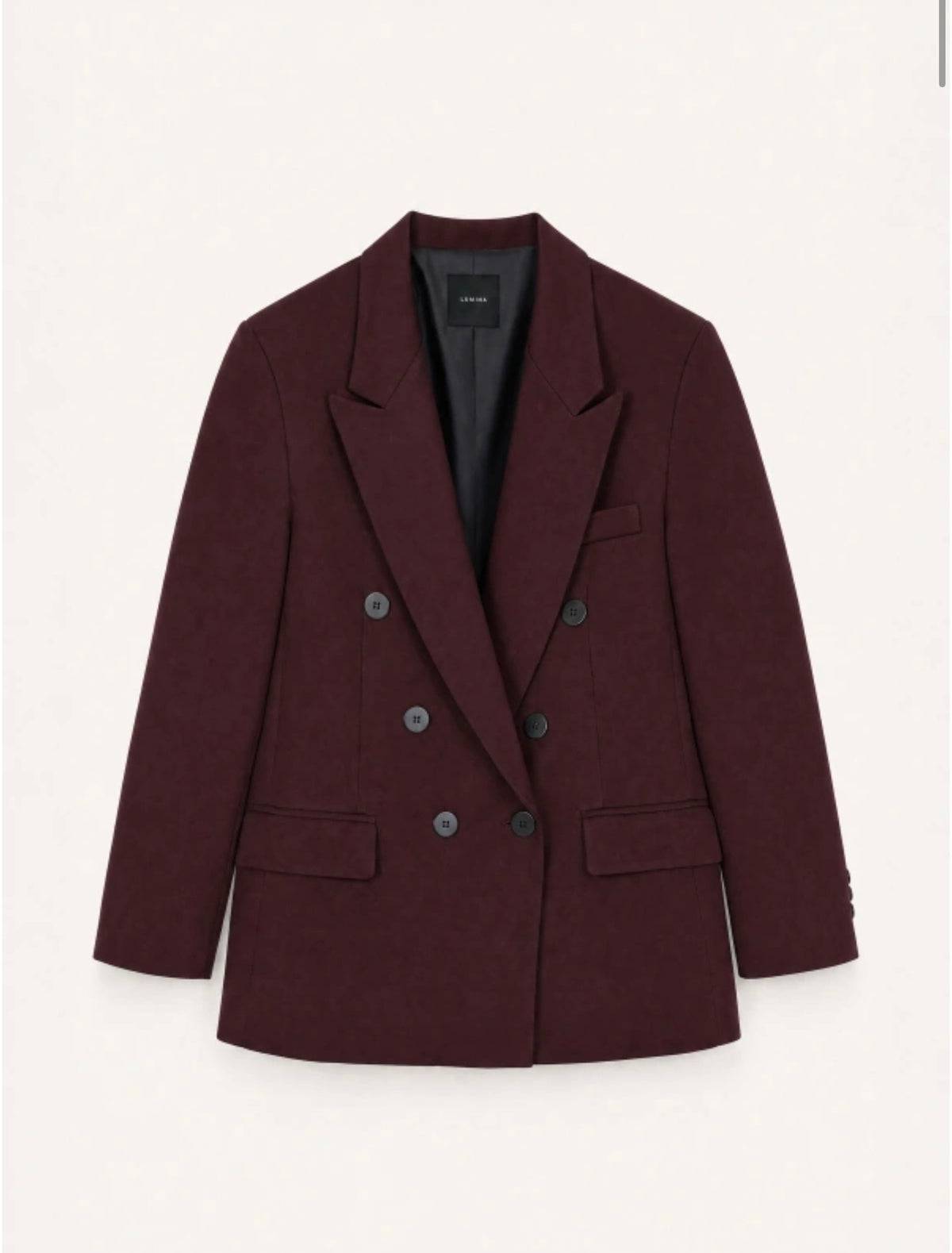 Blazer oversized Lumina - Bordô