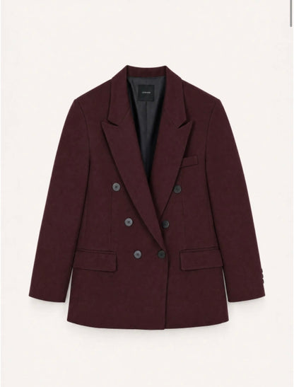 Blazer oversized Lumina - Bordô