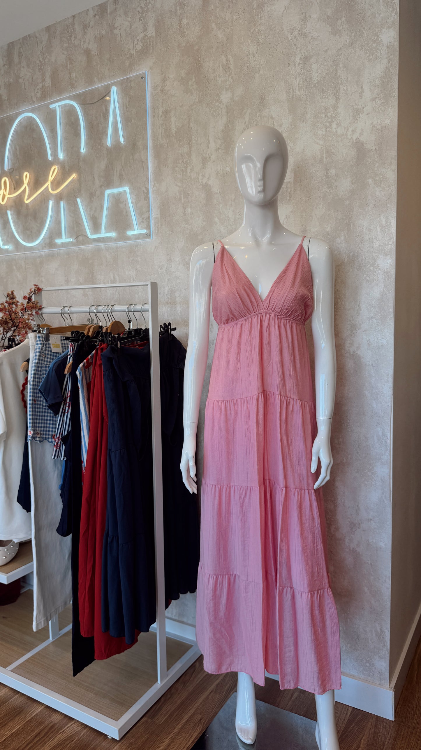 Vestido Longo Fluido