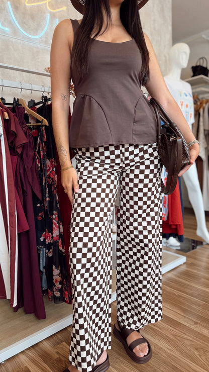 Calça Xadrez Checkerboard