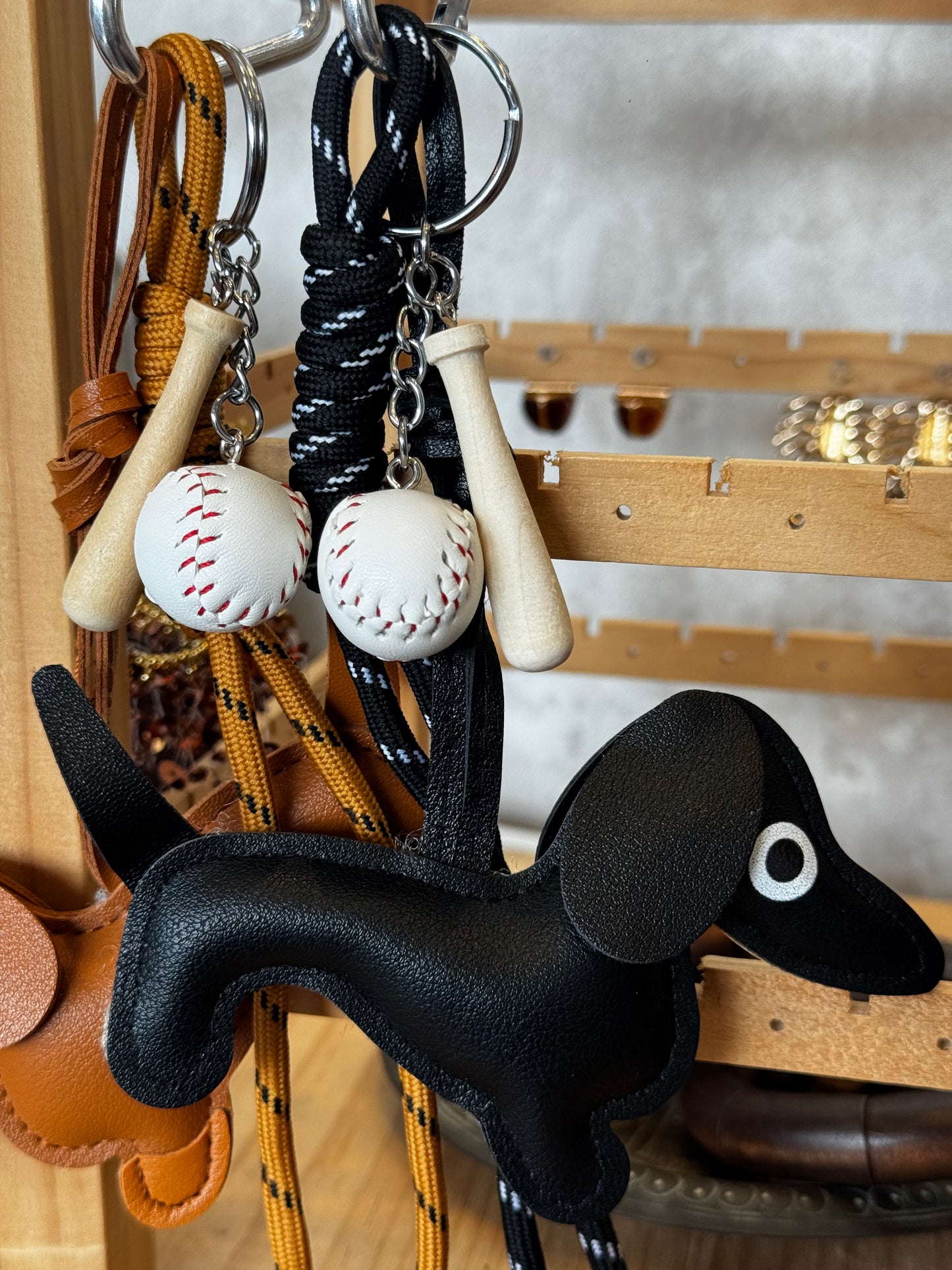 Charm/Porta-chaves decorativo em formato de cão