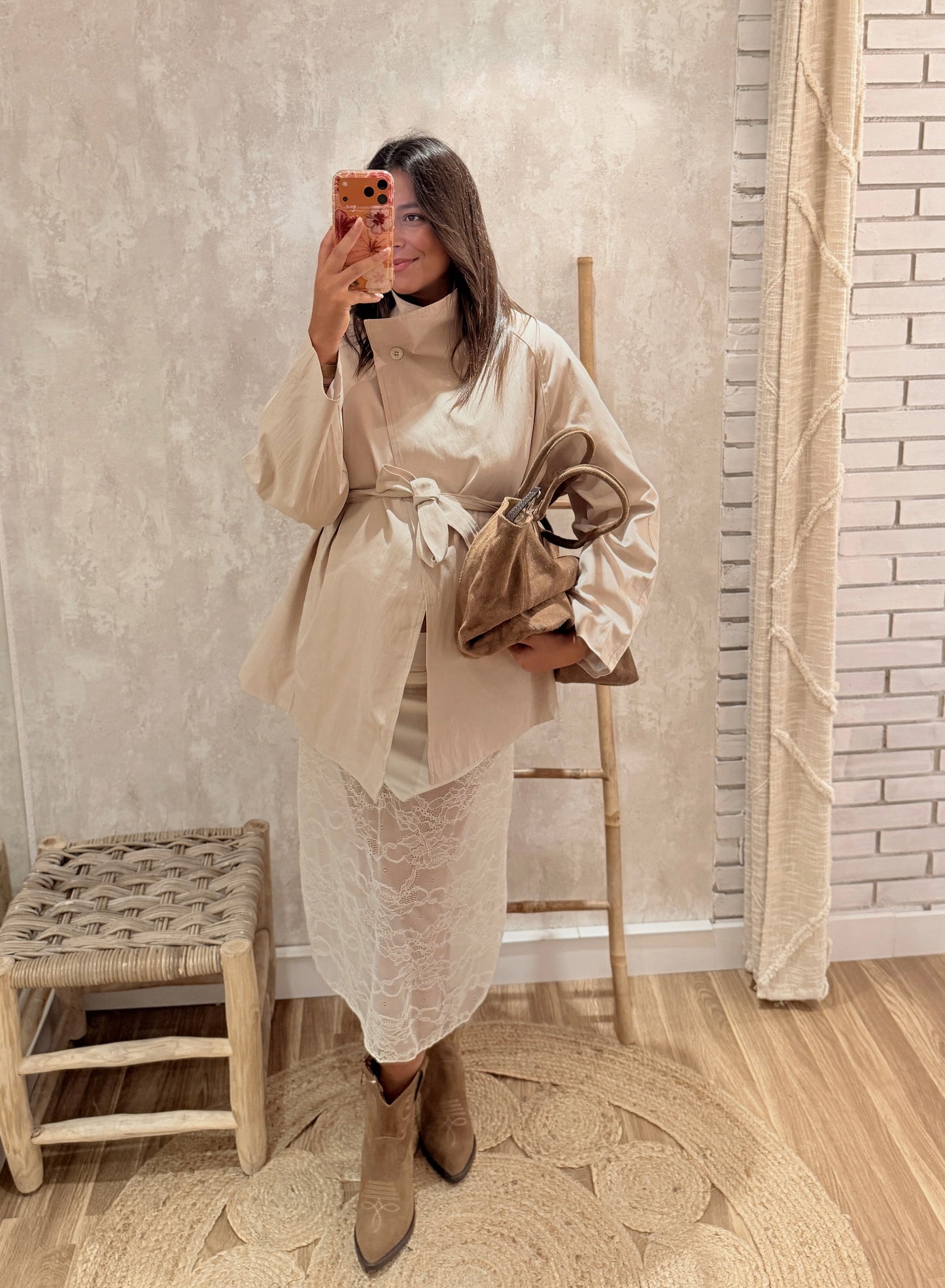 Gabardine Oversized - Mochy