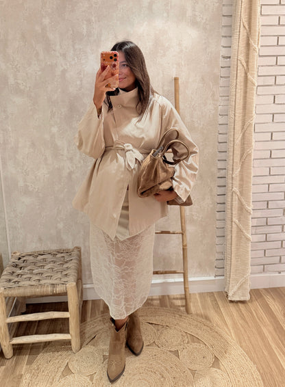 Gabardine Oversized - Mochy