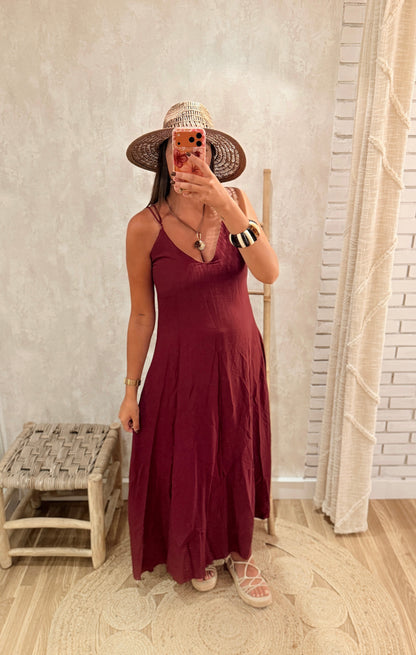 Vestido Comprido Fluido