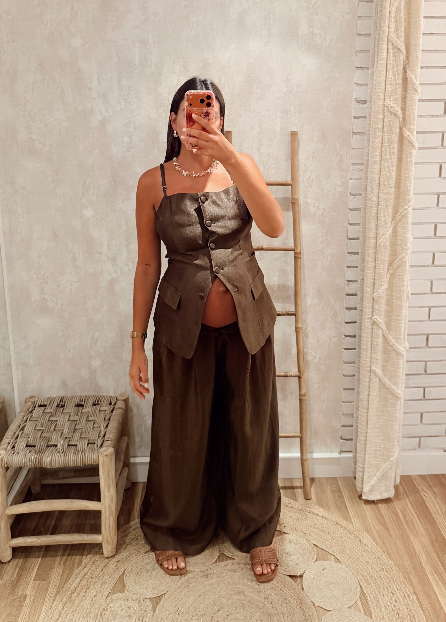 Conjunto colete e calça - Mochy