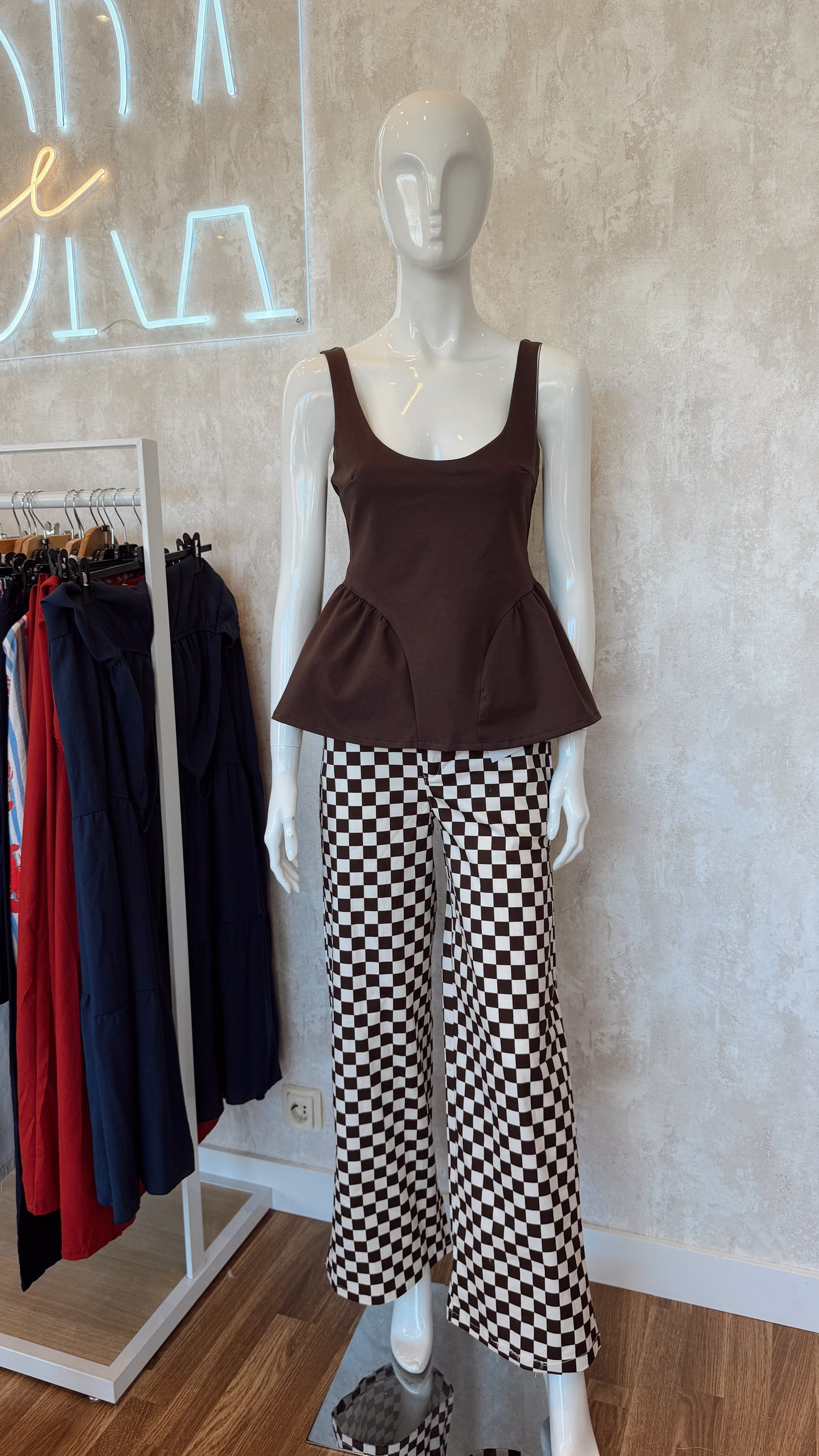 Calça Xadrez Checkerboard