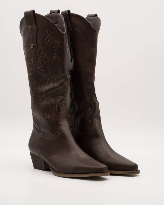 Bota Texana Castanha
