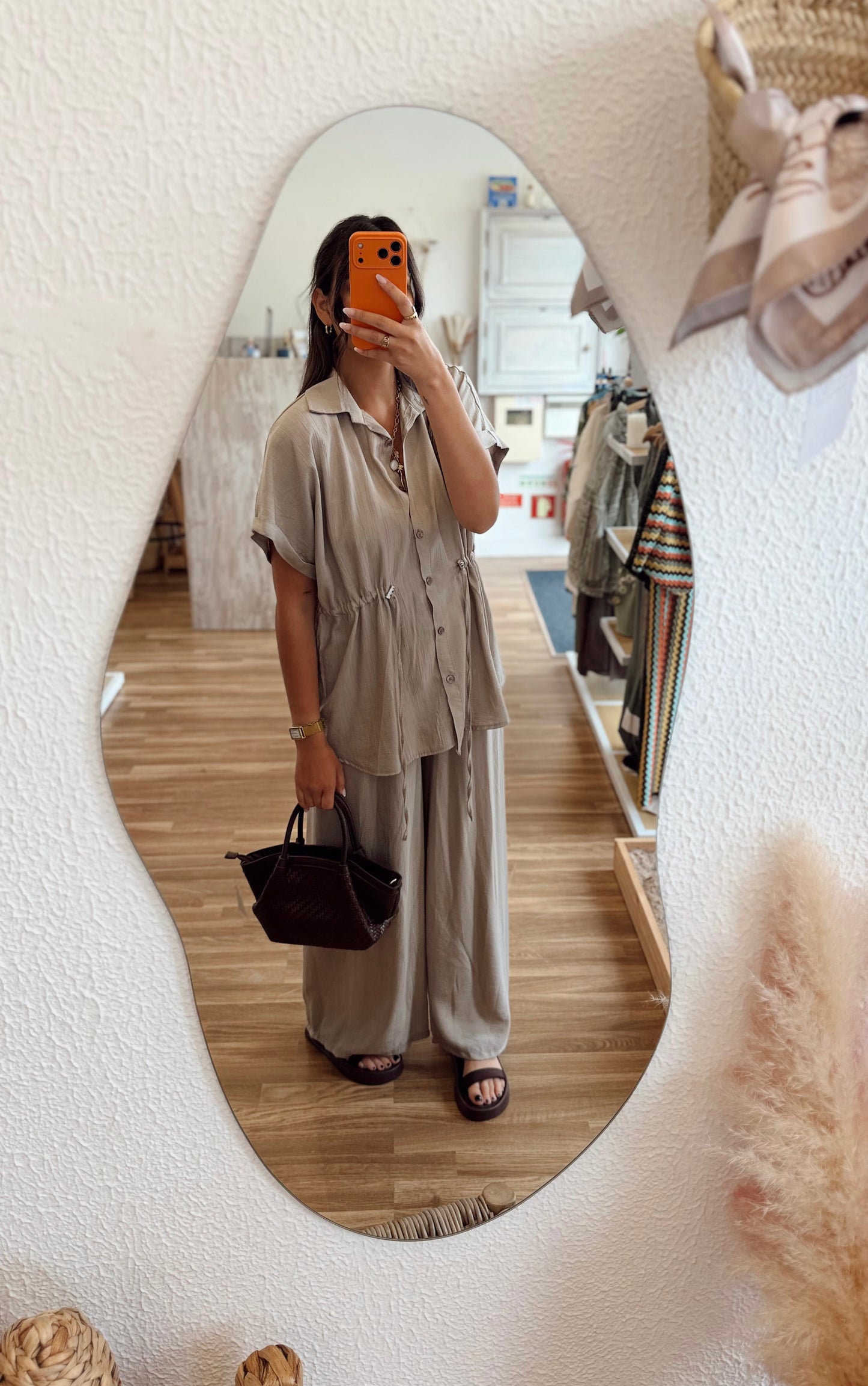 Conjunto camisa e calça
