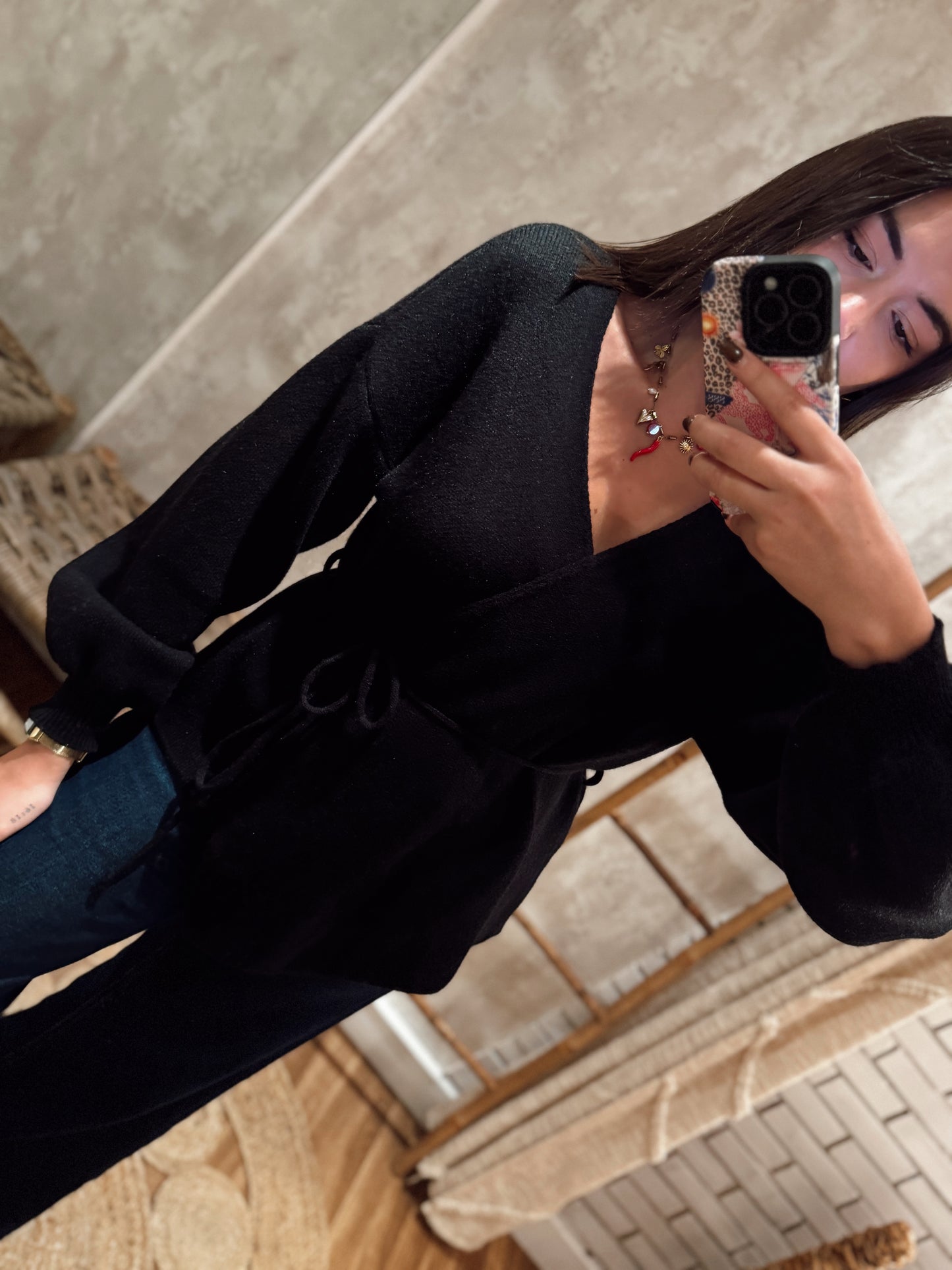 Casaco/Camisola traspassado