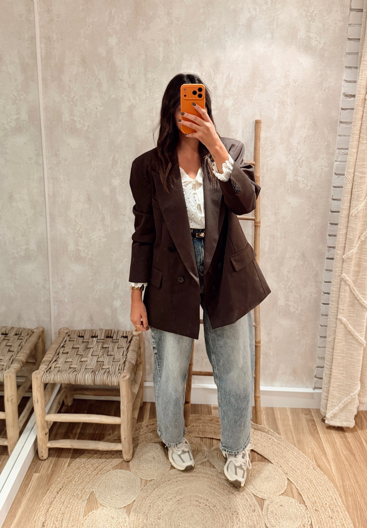 Blazer Oversized Lumina - Castanho