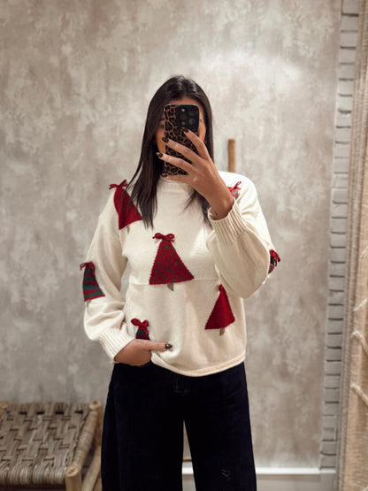 Camisola malha natalícia