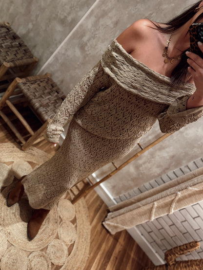 Conjunto boho chic - Blusa y falda bordadas