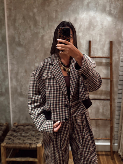 Bomber Lumina em padrão xadrez pequeno