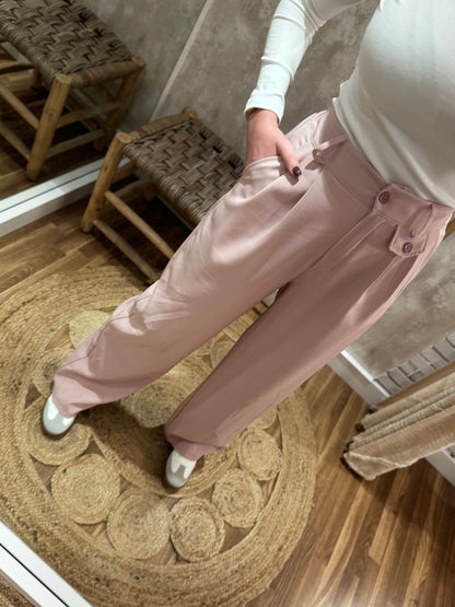 Pantalones palazzo de corte fluido
