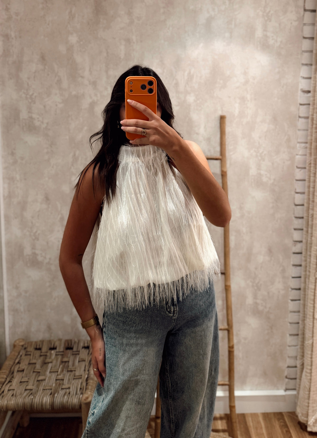 Top Halter com Franjas- Lumina