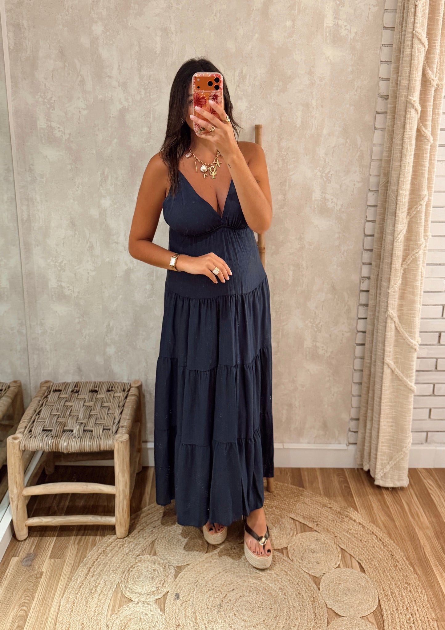 Vestido Longo Fluido