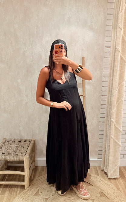 Vestido Comprido Fluido