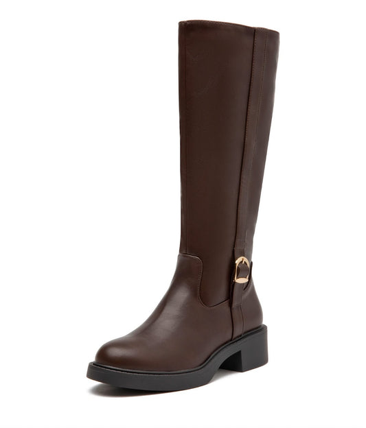 Botas de motociclista marrones