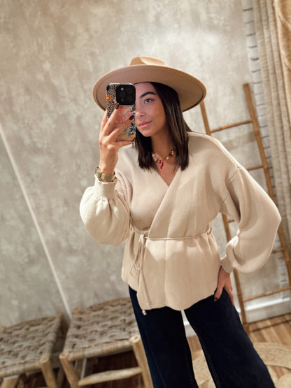 Casaco/Camisola traspassado