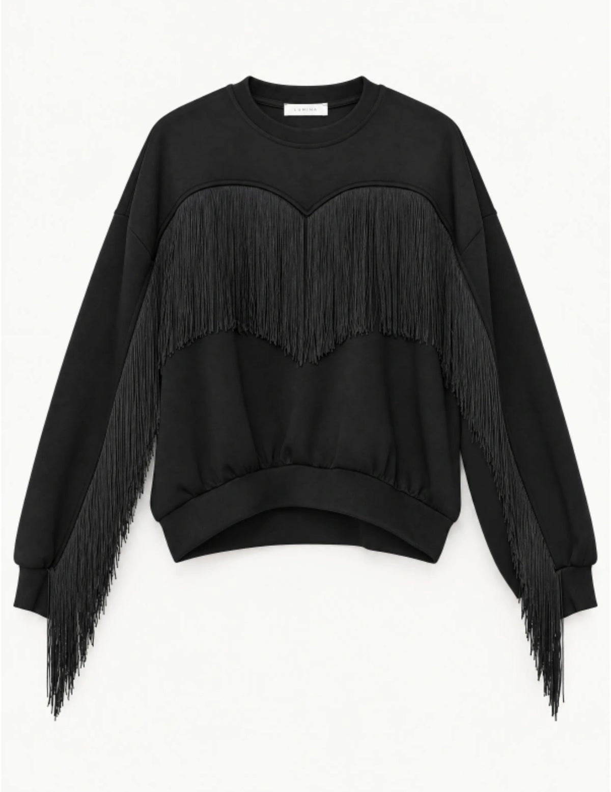 Sweatshirt Lumina com Franjas