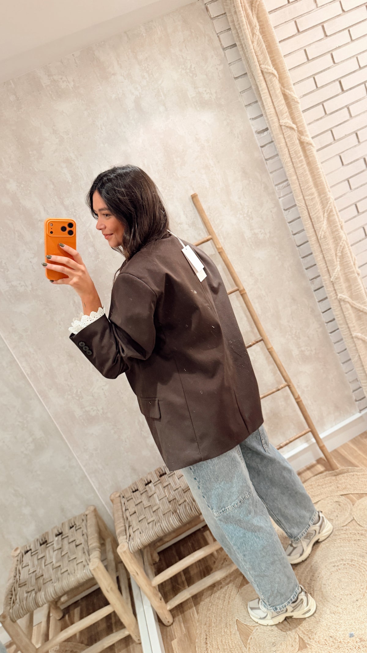Blazer Oversized Lumina - Castanho
