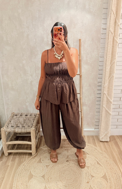 Conjunto Top & Calças Ballon
