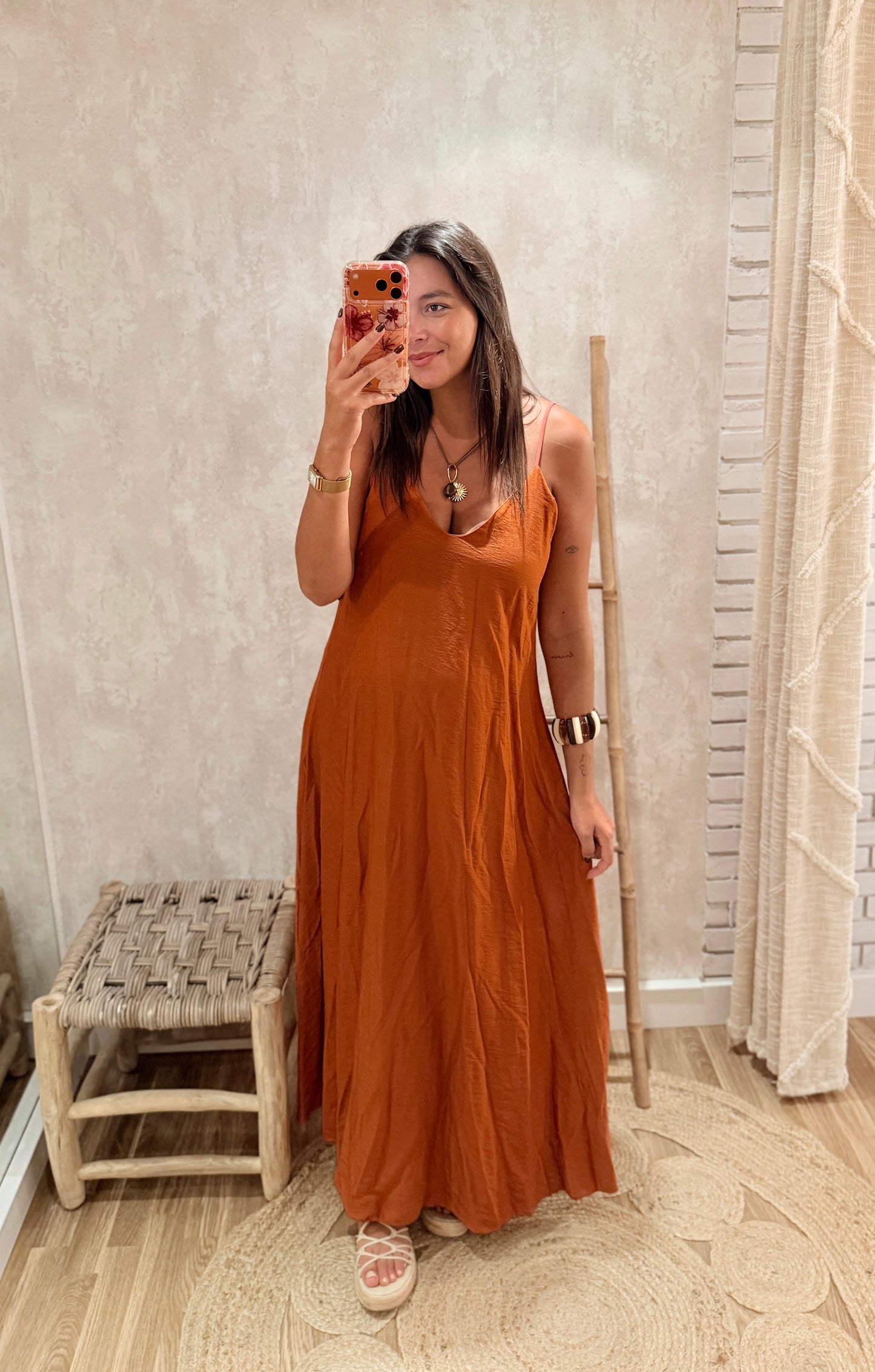 Vestido Comprido Fluido