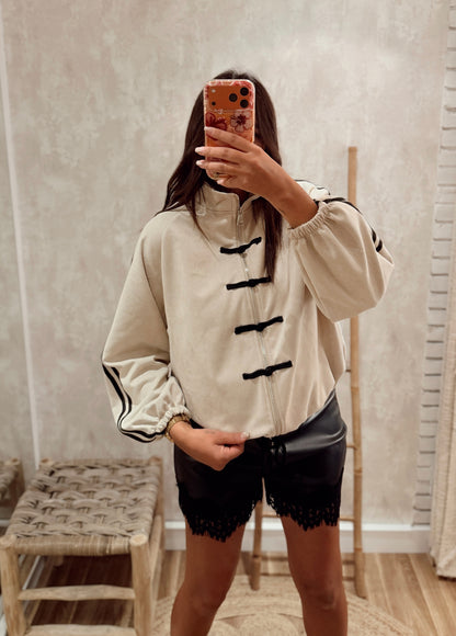 Bomber Efeito Camurça