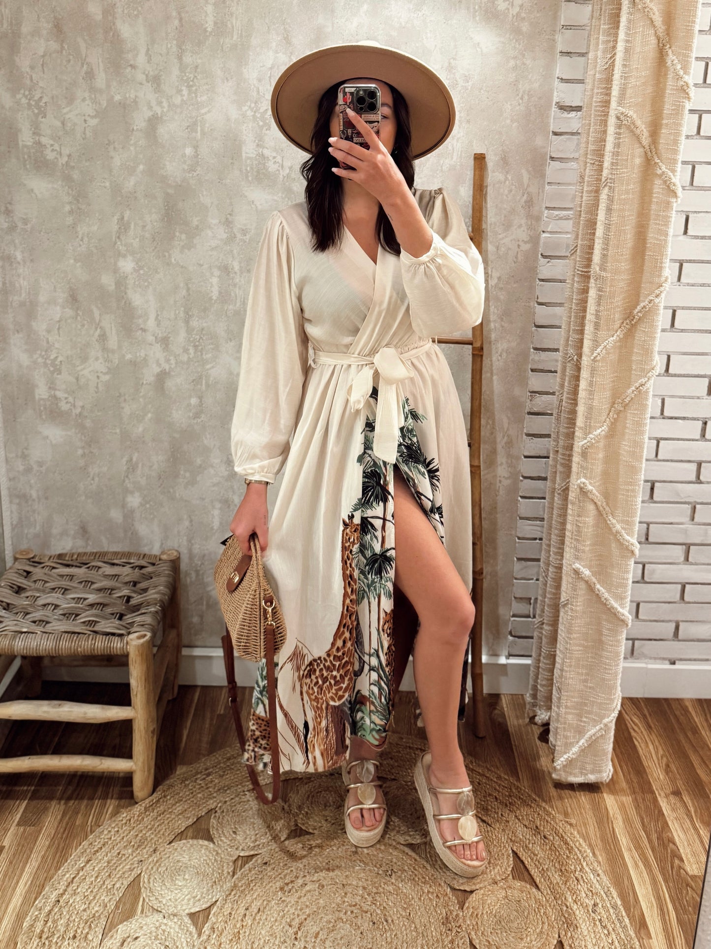 Vestido cruzado