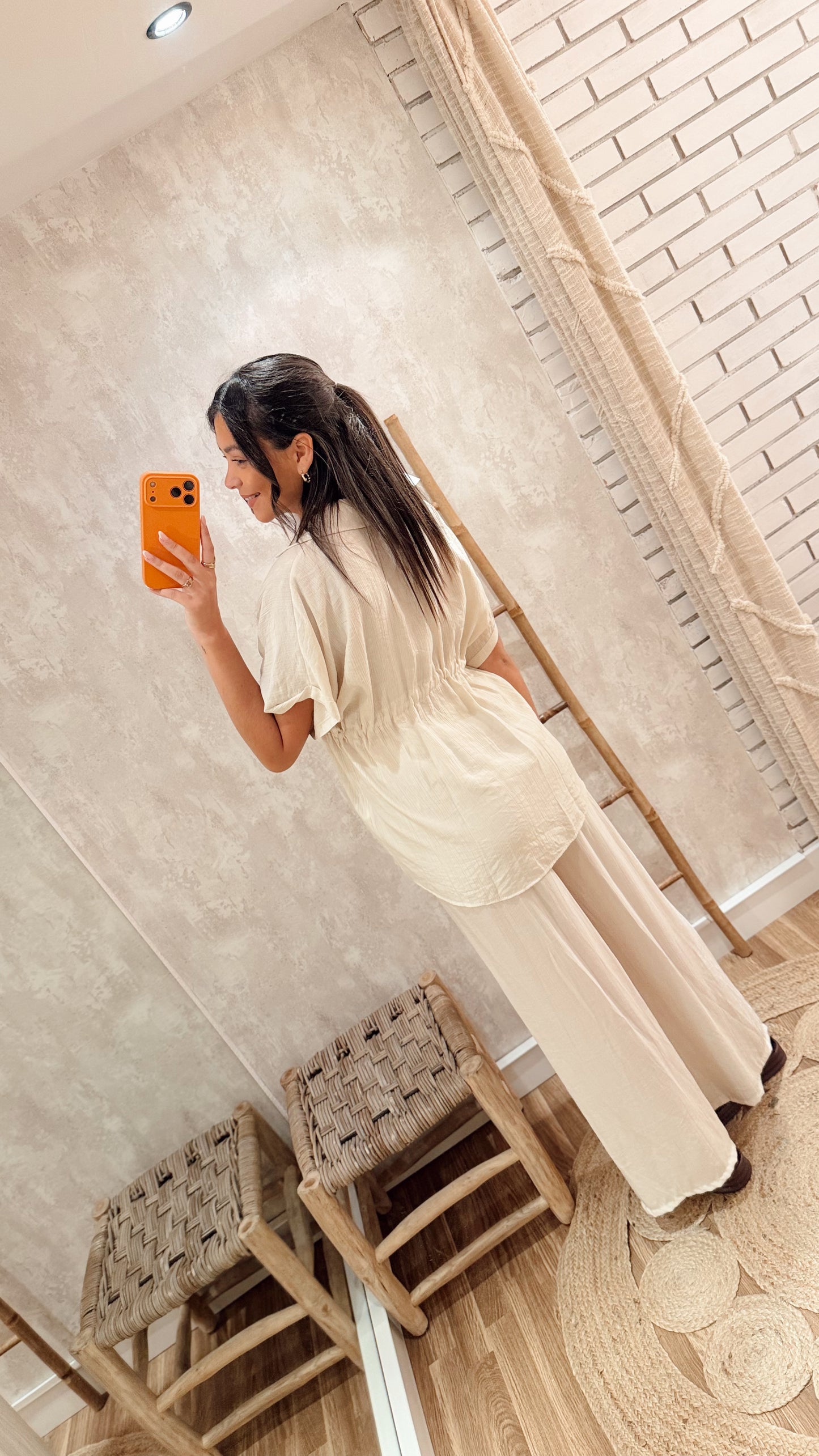 Conjunto camisa e calça
