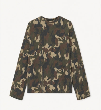Camisola Oversized Camuflada — Lumina